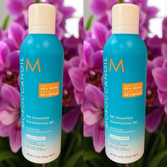 Moroccanoil Dry Shampoo Light Tones Limited Edition 8.2 oz_ 2 units